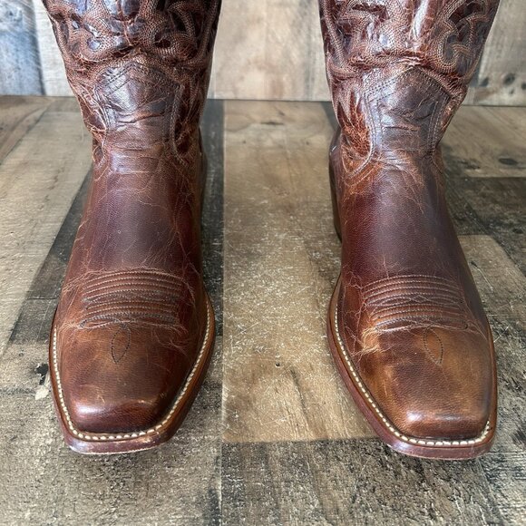 Moonshine Spirit Brad Paisley BBM87 Square Toe Cowboy Boots Mens 10.5 D - Picture 10 of 12